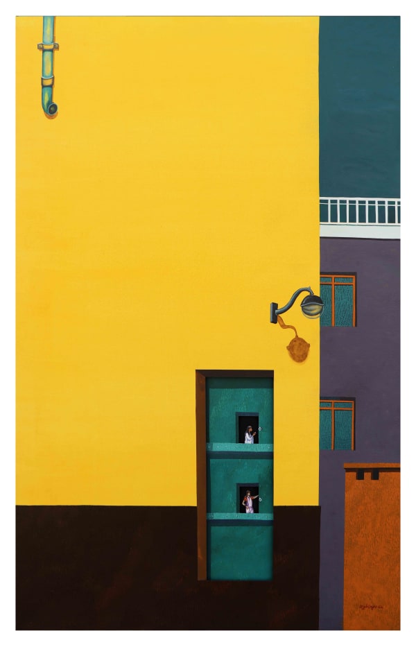 Digbijayee Khatua, Between the walls- XVI, 2022