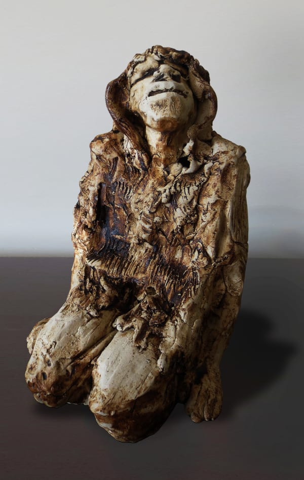 Madhur Sen Phoenix, Art, and Woman 1, 2023 Stoneware ceramic, oxide rubbed 25.4 x 17.8 cm 10 x 7 in
