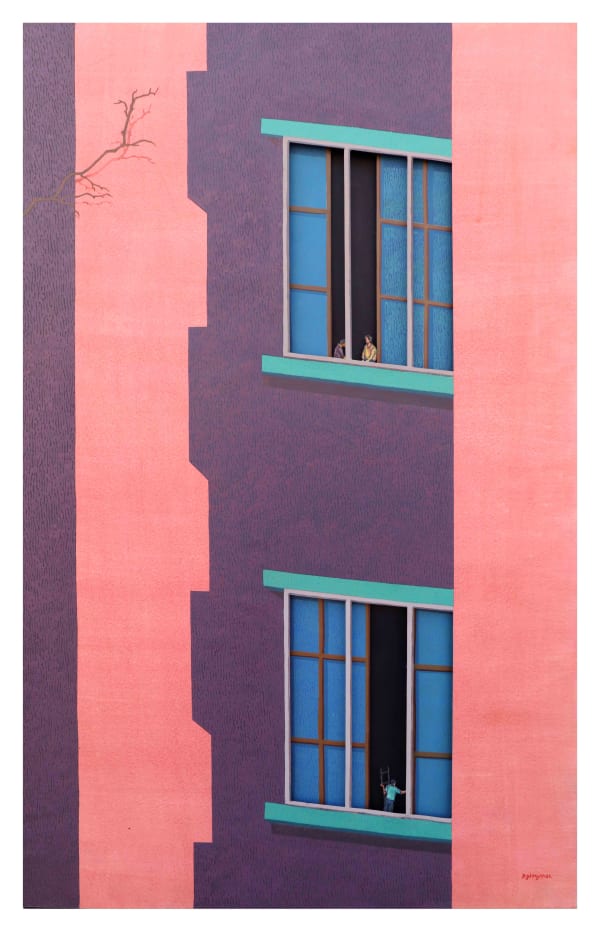 Digbijayee Khatua, Between the walls- VII, 2022
