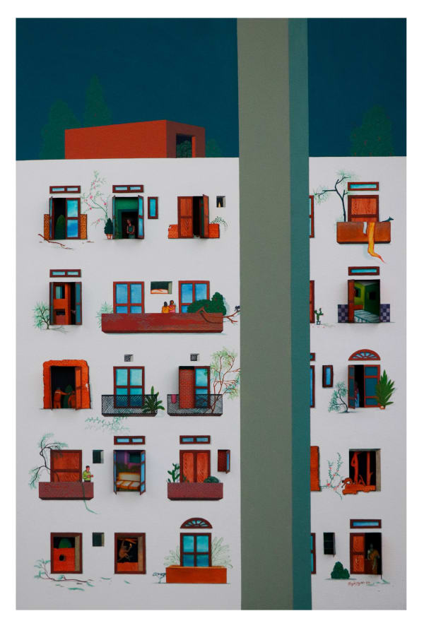 Digbijayee Khatua, Through the eyes of the city II, 2023