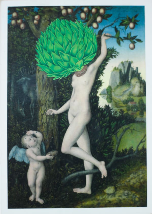 Alexander Gorlizki The Complaint, 2024 Pigment on postcard 4.25 x 6 in