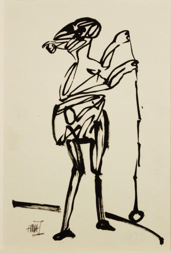 Himmat Shah Untitled , 2019-2022 Ink on paper 18.5 x 12.8 cm 7.2 x 5 in