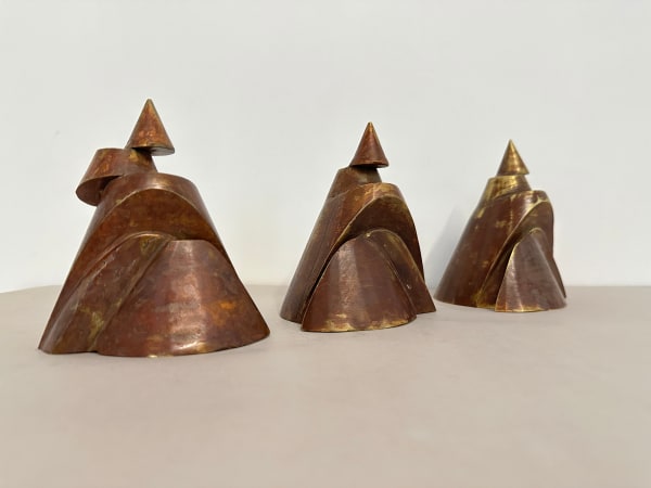 Teja Gavankar Neti-Neti, 2025 Brass cast 12.7 x 10.2 x 12.7 cm 5 x 4 x 5 in each