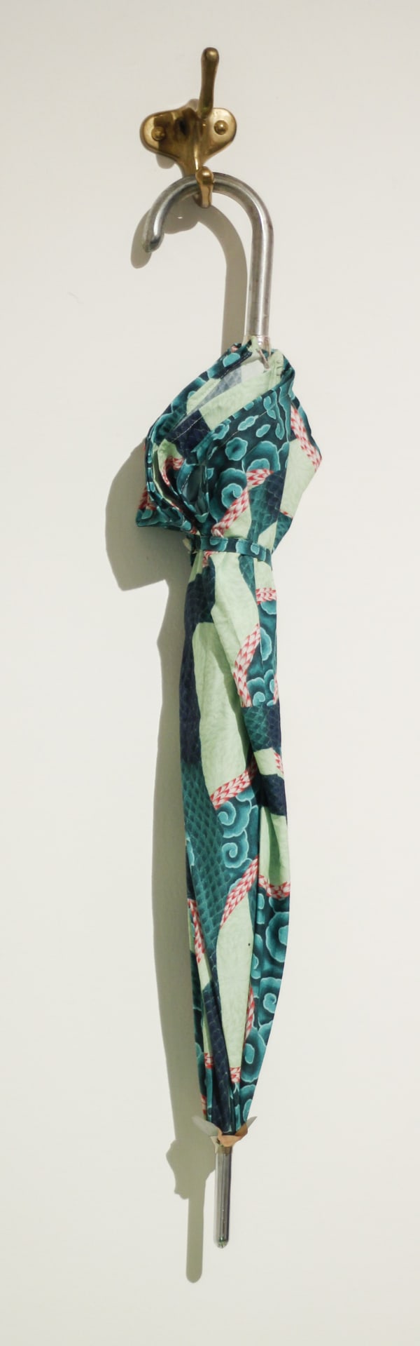 Alexander Gorlizki Umbrella 2, 2024 Umbrella and digitally printed cotton 85 x 11 x 1.8 cm