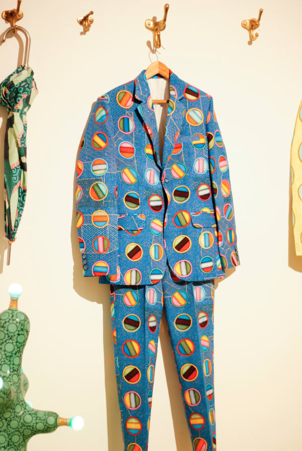 Alexander Gorlizki Seventy Windows Suit, 2024 Digitally printed cotton 156 x 65 x 3 cm