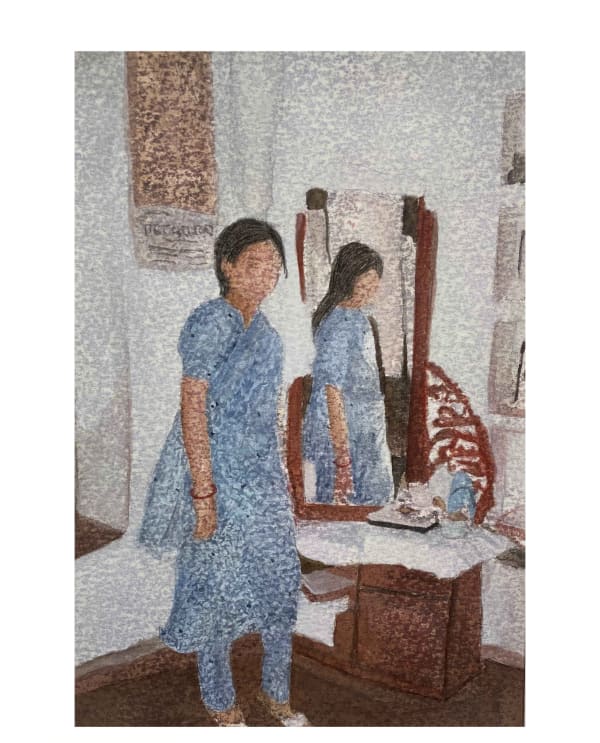 Dola Shikder Myths of belonging (series), 2024 Benzene print and watercolour on acid free paper 15.2 x 20.3 cm 6 x 8 in