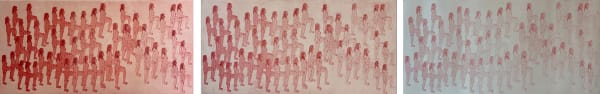 Shivangi Ladha, Traversing (Red Series), 2022