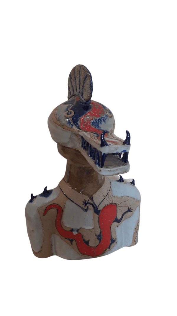 Anju Paliwal Chimera II, 2023 Cone 7/oxidation firing stoneware ceramic 39 x 60 x 23 cm 15 3/8 x 23 5/8 x 9 in