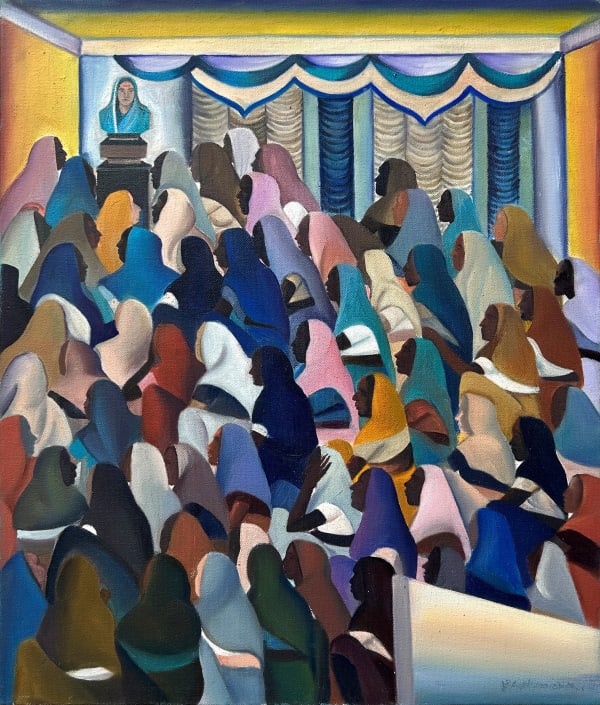 Vikrant Bhise, We are because she was (Awake, Arise and Educate, Smash Traditions-Liberate - Savitribai Phule), 2023