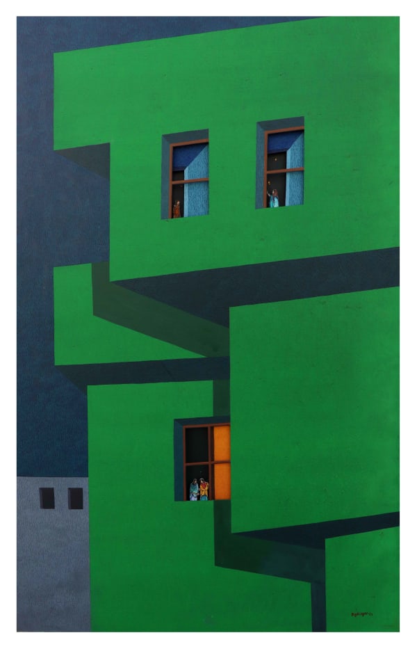 Digbijayee Khatua, Between the walls- III, 2022