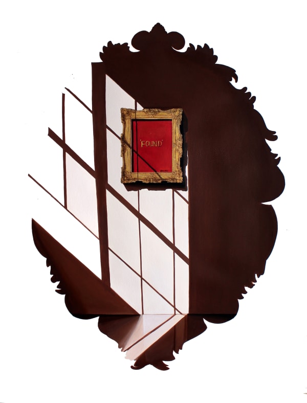 Bhartti Verma Found, 2021 Acrylic on paper 76.2 x 58.4 cm