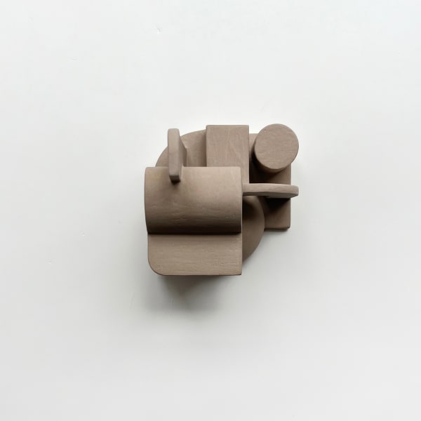 Derek Wilson, Small constructed wall assemblage – Dark sand engobe