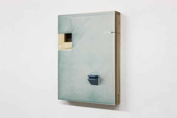 Molly Thomson, Untitled (painting with opening and ledge)