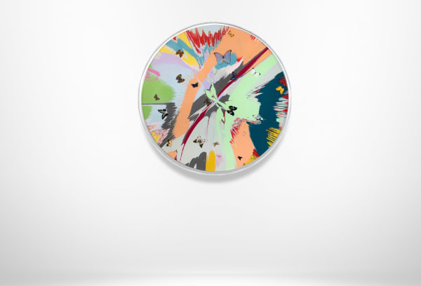 Damien Hirst, Beautiful Grinch Painting (with Butterflies), 2007