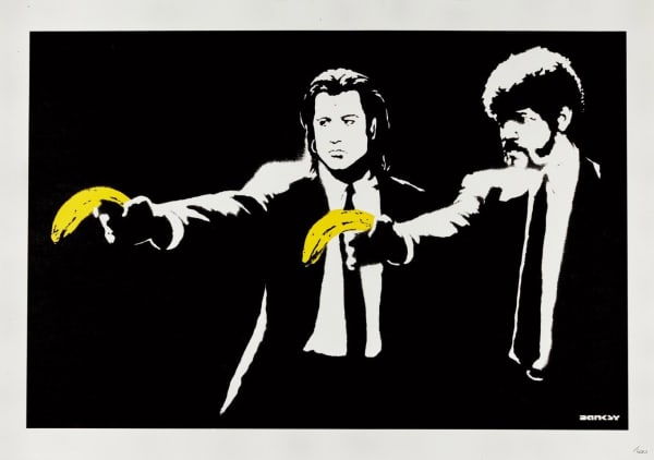 Pulp Fiction Unsigned Print by Banksy for sale