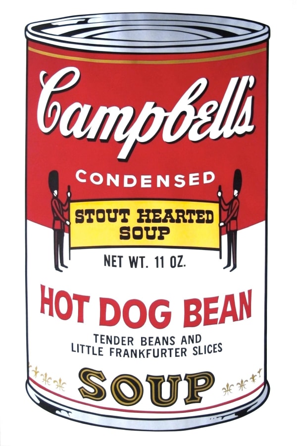 Andy Warhol, Hot Dog Bean, Campbell's Soup II (F&S II.59), 1968