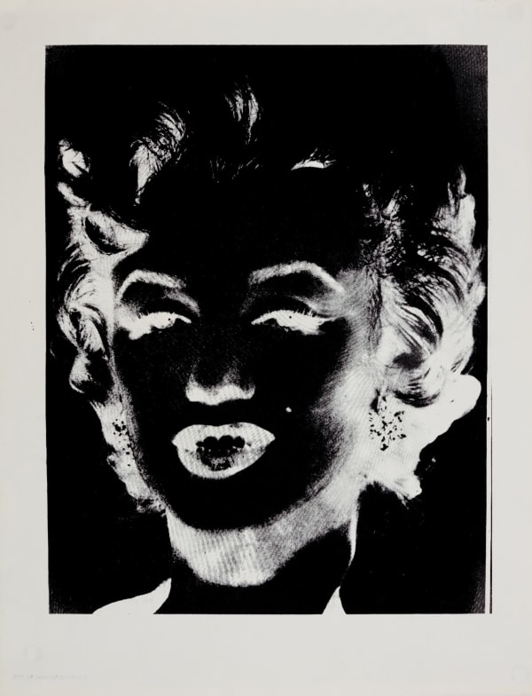 Andy Warhol, Marilyn Monroe (Marilyn) Reversal (F & S III.3), circa 1978