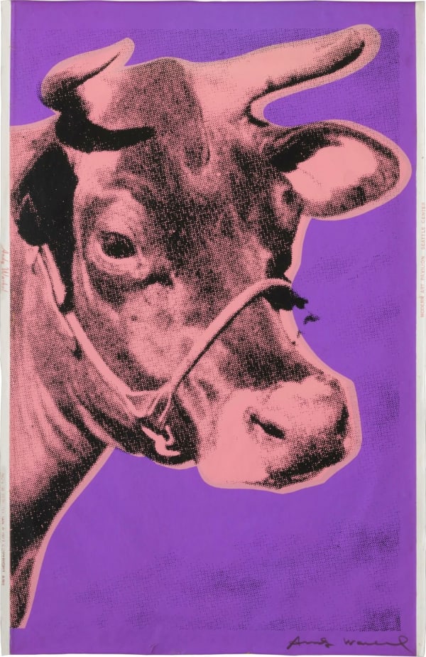 andy warhol cow portfolio print to buy