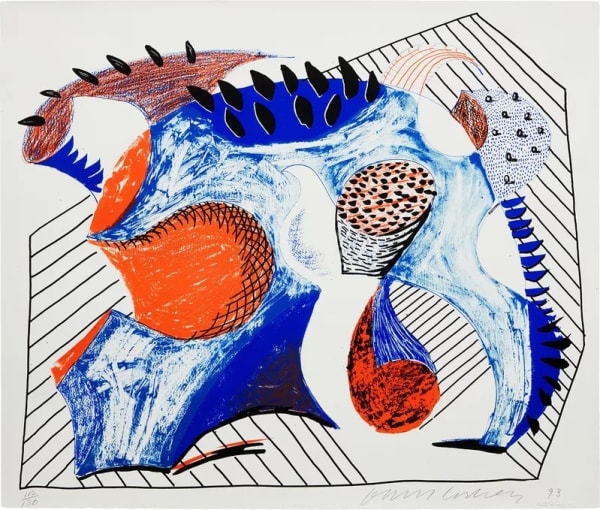 David Hockney, Untitled for Joel Wachs, 1993