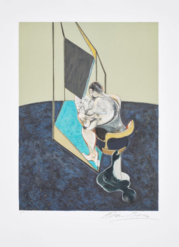 Francis Bacon, Three Studies of Male Back (One Work - Central panel of the triptych) (s.9511), 1987