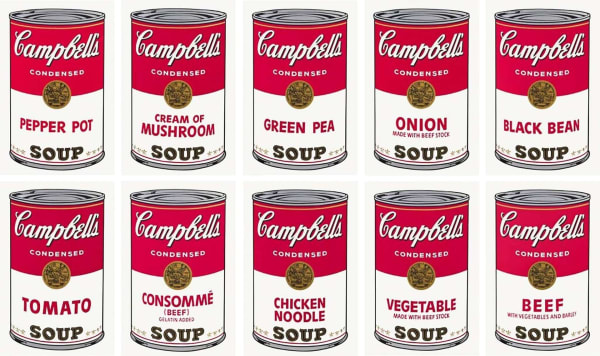 Andy Warhol, Campbell's Soup I Portfolio (F & S II. 44 - 53), 1968
