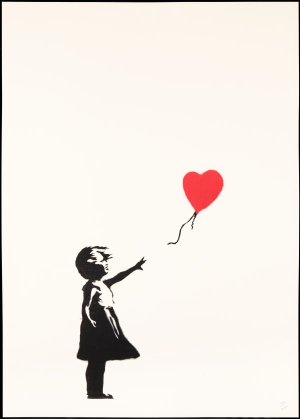 Banksy Girl with Balloon Red Balloon Girl - unsigned print