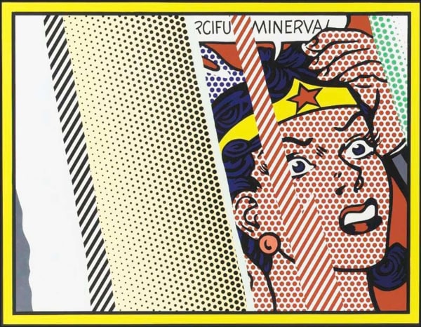 Roy Lichtenstein, Reflections On Minerva (C.244), 1990