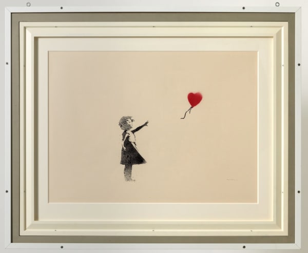 girl with balloon morons banksy artwork for sale