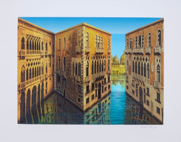 Patrick Hughes, Golden, 2022