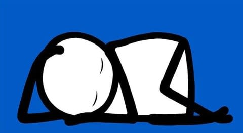 Stik, Sleeping Baby (Blue), 2015
