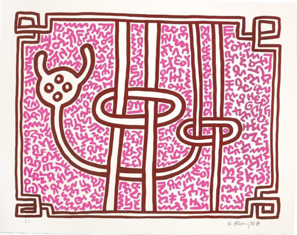 Keith Haring, Chocolate Buddha Set, 1989