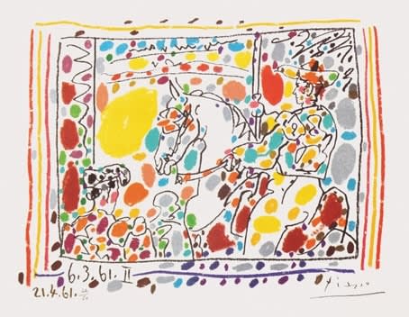 Pablo Picasso, Picador II (A Los Toros), 1961