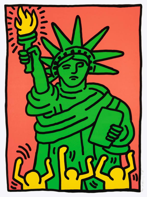Statue of Liberty Haring for sale