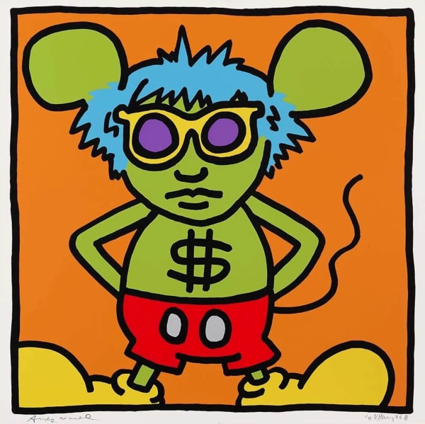 Keith Haring, Andy Mouse, 1986