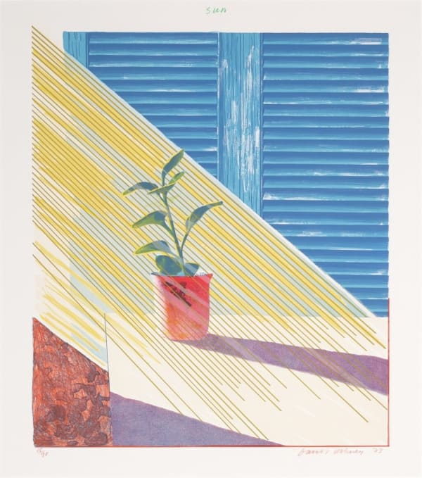 David Hocknet Sun from the weather series for sale