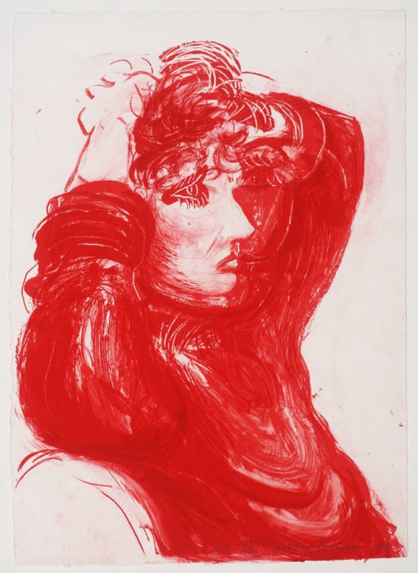 David Hockney, Red Celia (M.C.A.T 267), 1984