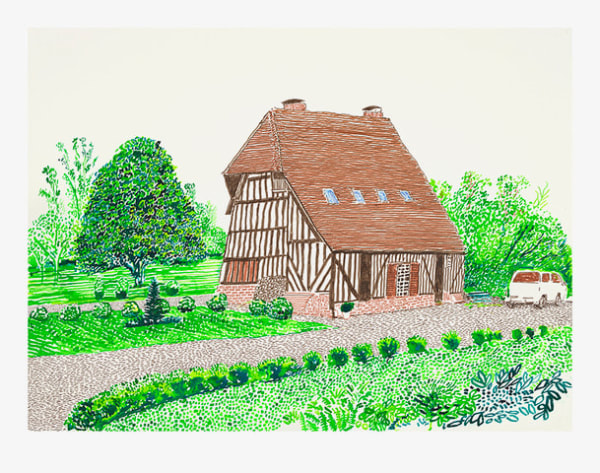 In Front of House Looking West