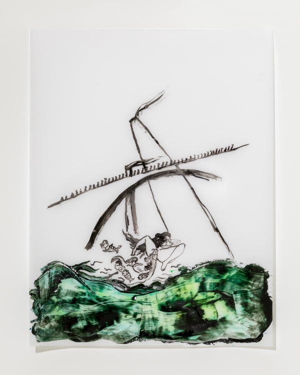 Ocean Life Under the Bridge and Chimneys