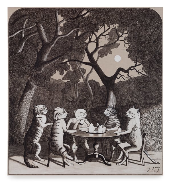 Teatime under the moon