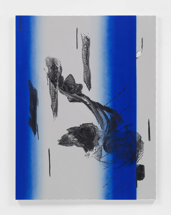 Cheyney Thompson Displacement [32136, 2], 2021 Oil and acrylic on linen 81 3/8 x 61 5/8 inches (206.7 x 156.5 cm.)