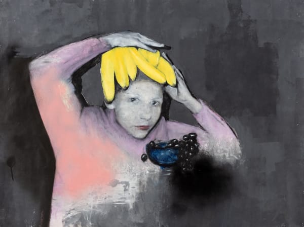 October 26, 2002 (I had a grape in my mouth. Nadya scolded me for that) | 26 октября 2002 год (у меня во рту виноградинка За это меня ругала Надя)