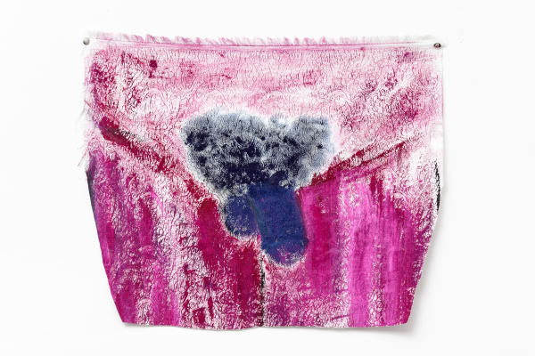 Dark blue on pink | Синий на розовом