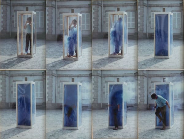 Roman SIGNER, Action ( Cabine et couleur bleue ), 8 août 1992 à Clisson 1992 **