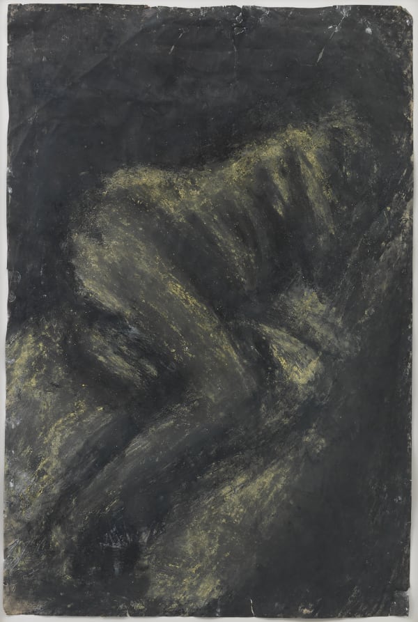 Leon Kossoff Peggy, Mornington Crescent , c.1950 charcoal and pastel on paper 76 x 50.2 cm