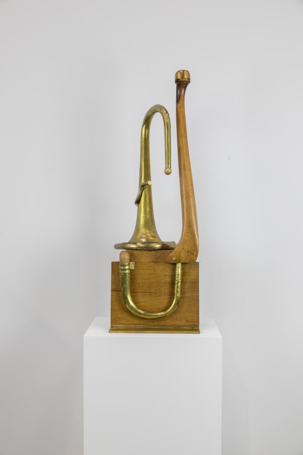 Anthony Caro Double Bass (Concerto Series), 1999 wood and brass 86.5 x 30.5 x 23 cm