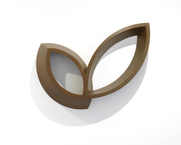 Nigel Hall Drifter, 2006 olive waxed corten steel 65.6 x 98 x 15.5 cm