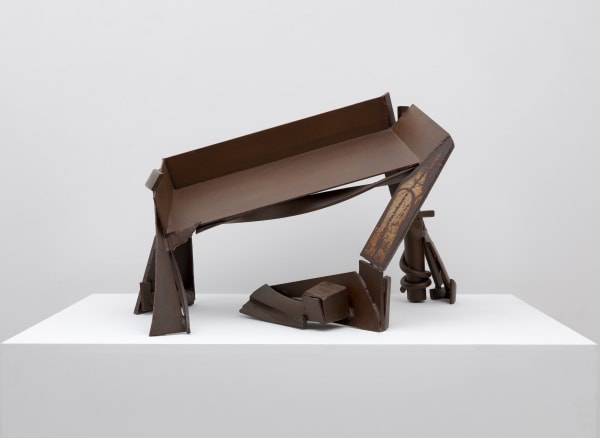 Anthony Caro Table Piece Z-98, 1982-83 Steel rusted and varnished 66 x 103 x 61 cm