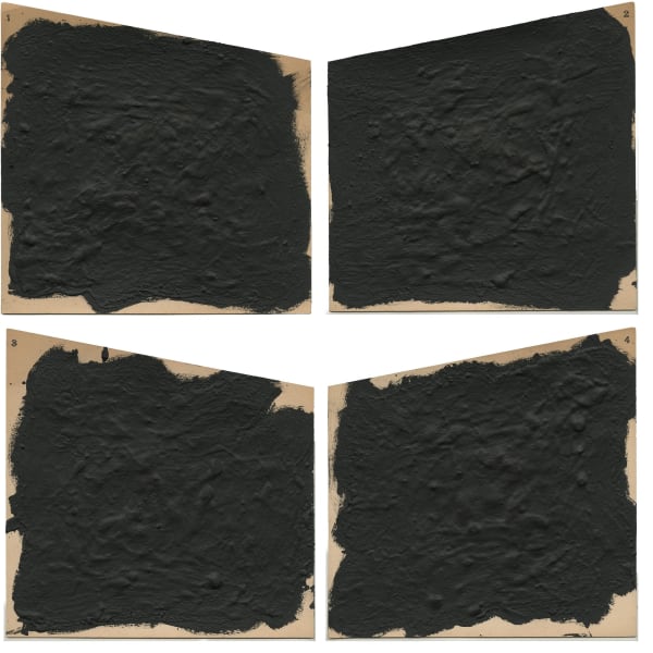 Stefan Gec, Untitled: Centres of gravity [V-XII] (remainder), 2014-2015