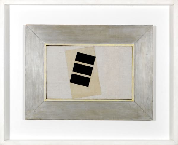 Friedrich Vordemberge-Gildewart Composition No. 60, 1930 oil on canvas 25 x 40.5 cm 9.8 x 15.9 in