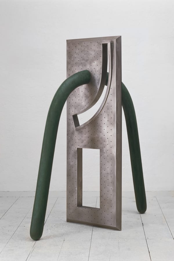 Lun Tuchnowski Untitled, 1985/92 stainless steel and bronze 140 x 120 x 55 cm